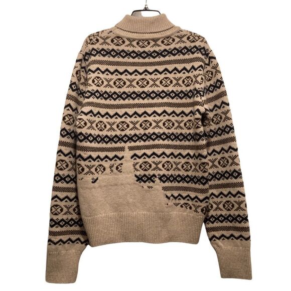 NWT OLIVER SPENCER Talbot Rookley Turtleneck Wool Sweater - Picture 4 of 5